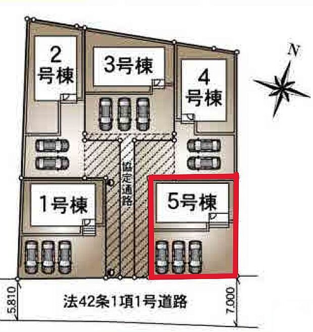 ~カースペース2台以上確保~ ・各棟カースペースが2台以上ございますので、車通勤の方にもお勧めのプランとなっております。 ・余裕の敷地で余裕のある新生活をお過ごしいただけます。
