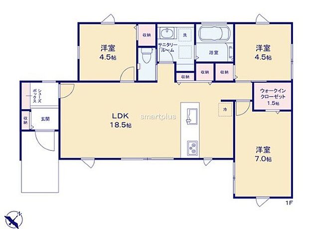 ～今人気の「平屋」プラン～ ・バリアフリー性に優れ、ワンフロアで完結出来る事から人気が高まっている「平屋」プラン。 ・ぜひ一度ご見学いただき、その魅力をご体感くださいませ。 