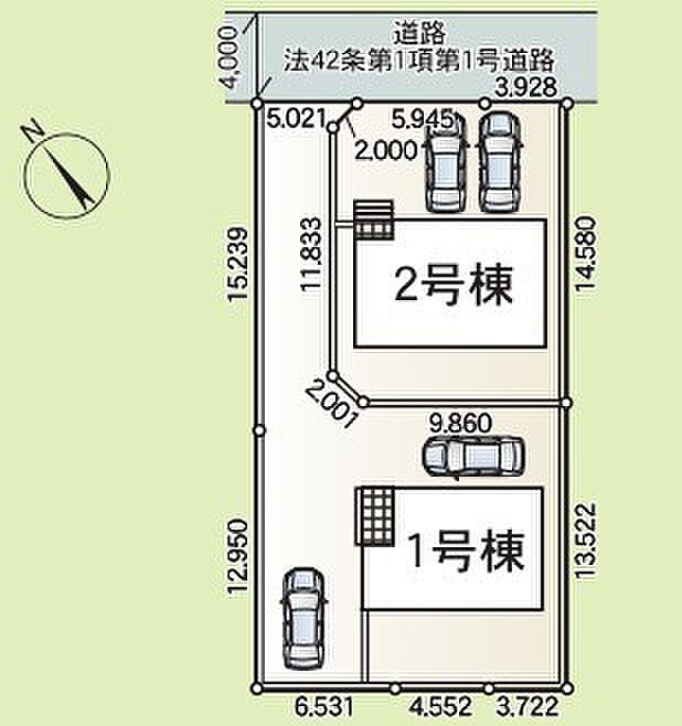 ～カースペース2台以上確保～ ・各棟カースペースが2台以上ございますので、車通勤の方にもお勧めのプランとなっております。 ・余裕の敷地で余裕のある新生活をお過ごしいただけます。 
