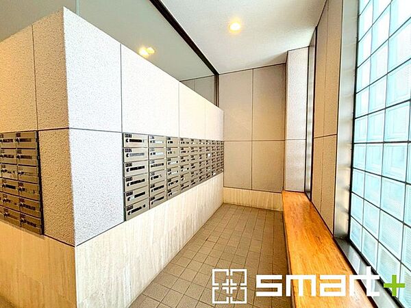 ～住人しか立ち入らない郵便受け～ ・郵便受けはエントランス外から投函、エントランス内から開けるタイプなので配達の方など外部の人が入らない構造となっており、セキュリティが増しております。