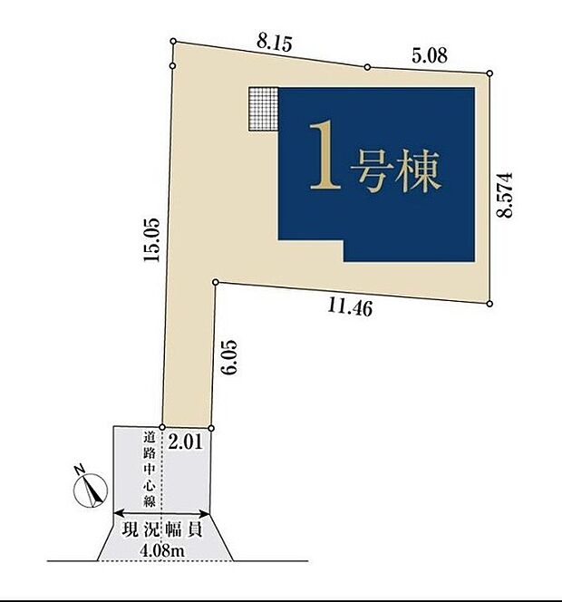 ~プライバシーが守られやすい立地~ ・いわゆる「旗竿地」となっている為、道路から奥まっており、人の目などが気になりづらい土地の形状です。 ・ぜひ一度現地でご体感してみてくださいませ。