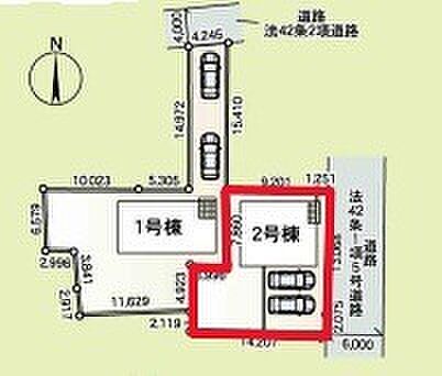 ～カースペース2台以上確保～ ・各棟カースペースが2台以上ございますので、車通勤の方にもお勧めのプランとなっております。 ・余裕の敷地で余裕のある新生活をお過ごしいただけます。 