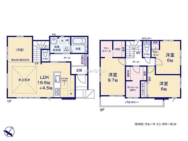 ~収納豊富なプランを採用~ ・ウォークインクローゼットなど収納豊富なプランを採用。家の中がスッキリと片付きます。 ・今のお住まいと収納力をぜひ比較してみてください。