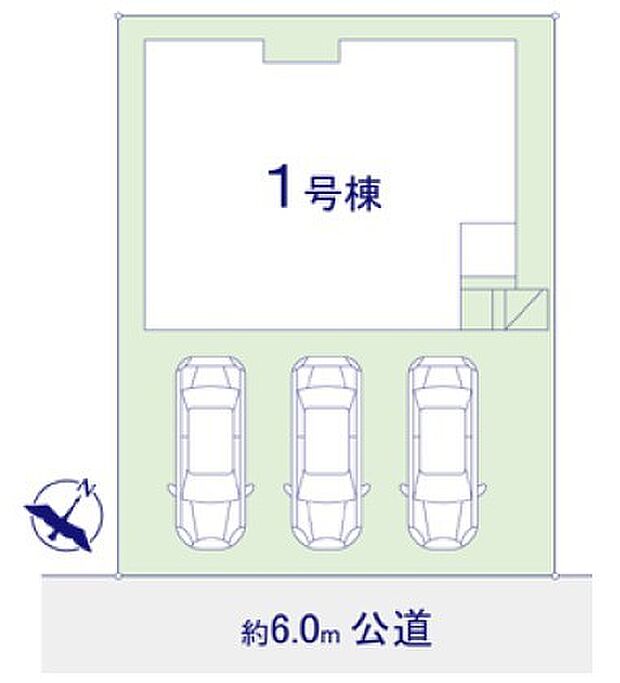 ~カースペース3台分ご用意~ ・3台分のカースペースがございますので、車通勤の方やご来客の多い方にもお勧めのお住まいです。 ・余裕の敷地で余裕の新生活をお過ごしいただけます。