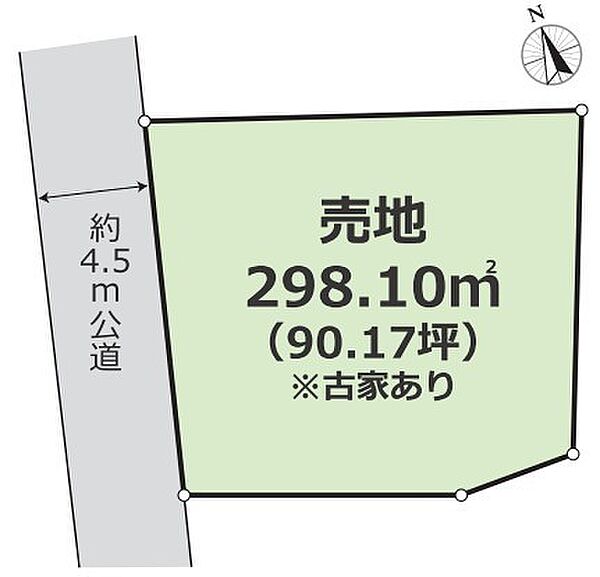 ～十分な広さのある前面道路～ ・前面道路は約4.5ｍございますので、お車でのすれ違いも可能で余計なストレスがかかりません。 ・日々お車での移動が多い方には大切なポイントですね。