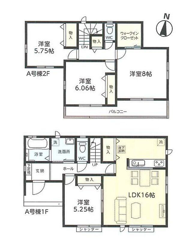 ~収納豊富なプランを採用~ ・ウォークインクローゼットなど収納豊富なプランを採用。家の中がスッキリと片付きます。 ・今のお住まいと収納力をぜひ比較してみてください。