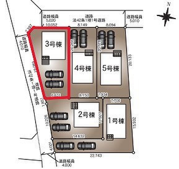 ~カースペース2台以上確保~ ・各棟カースペースが2台以上ございますので、車通勤の方にもお勧めのプランとなっております。 ・余裕の敷地で余裕のある新生活をお過ごしいただけます。
