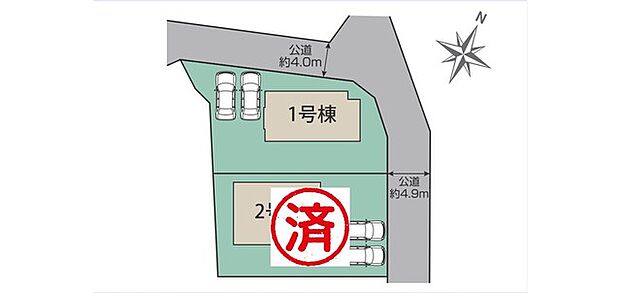 ~カースペース2台以上確保~ ・各棟カースペースが2台以上ございますので、車通勤の方にもお勧めのプランとなっております。 ・余裕の敷地で余裕のある新生活をお過ごしいただけます。