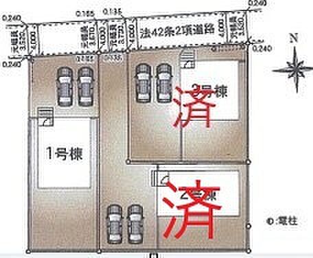 ~カースペース2台以上確保~ ・各棟カースペースが2台以上ございますので、車通勤の方にもお勧めのプランとなっております。 ・余裕の敷地で余裕のある新生活をお過ごしいただけます。