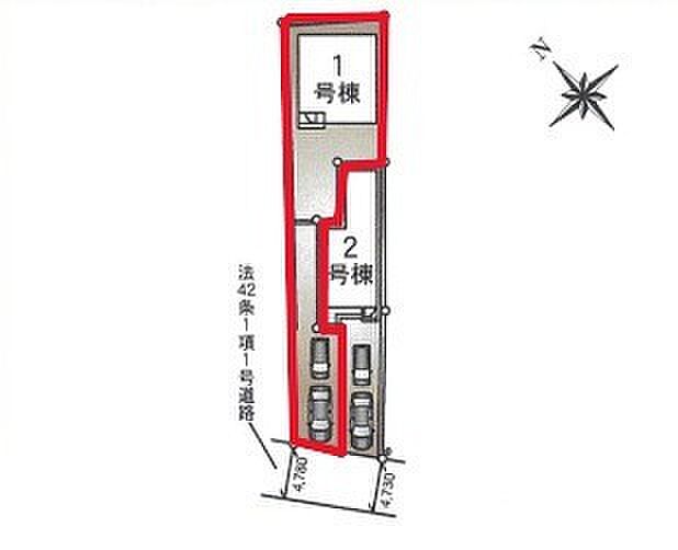 ~カースペース2台以上確保~ ・各棟カースペースが2台以上ございますので、車通勤の方にもお勧めのプランとなっております。 ・余裕の敷地で余裕のある新生活をお過ごしいただけます。