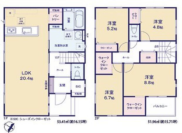 ~パントリーのある間取り~