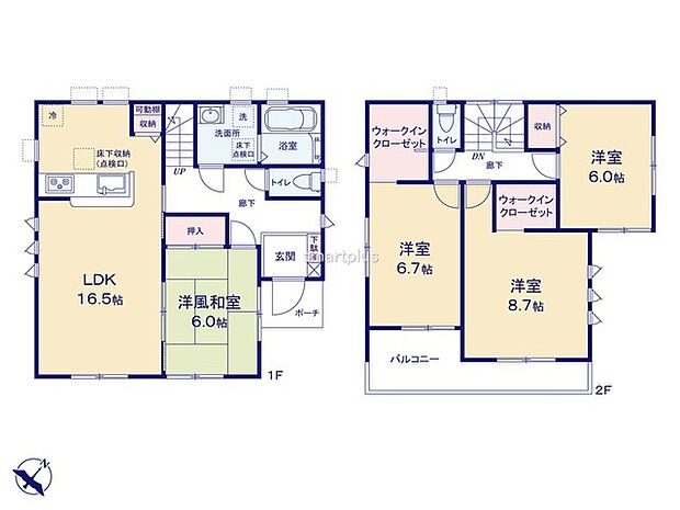 ～キッチン横に収納のある間取り～ 家事の動線をスムーズにする収納を備え、日々の暮らしにゆとりを生む工夫が随所に凝らされた住まい。
