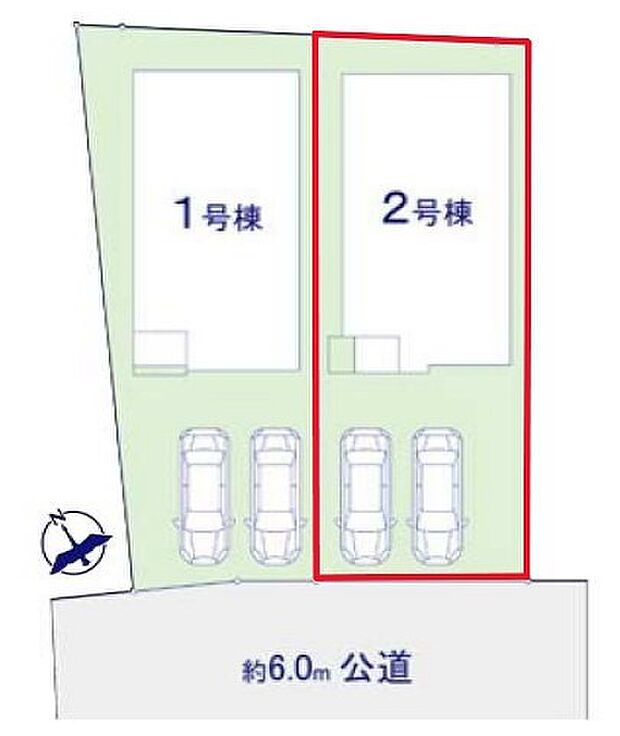 ~カースペース2台分ご用意~ ・2台分のカースペースがございますので、車通勤の方やご来客の多い方にもお勧めのお住まいです。 ・余裕の敷地で余裕の新生活をお過ごしいただけます。