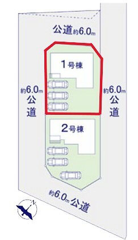 ~カースペース3台分ご用意~ ・3台分のカースペースがございますので、車通勤の方やご来客の多い方にもお勧めのお住まいです。 ・余裕の敷地で余裕の新生活をお過ごしいただけます。