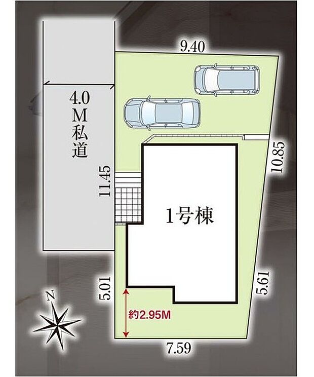 ~カースペース2台分ご用意~ ・2台分のカースペースがございますので、車通勤の方やご来客の多い方にもお勧めのお住まいです。 ・余裕の敷地で余裕の新生活をお過ごしいただけます。
