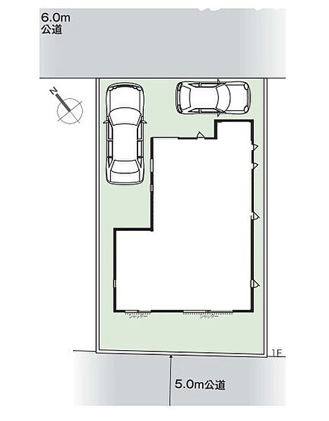 ～開放的な両面道路～ ・建物の2面が道路に面しているため、自然光が入りやすく、風通しも良い環境を作りやすいです。 ・光や風の通るスペースを確保でき、開放感の溢れる造りで窮屈さがありません。
