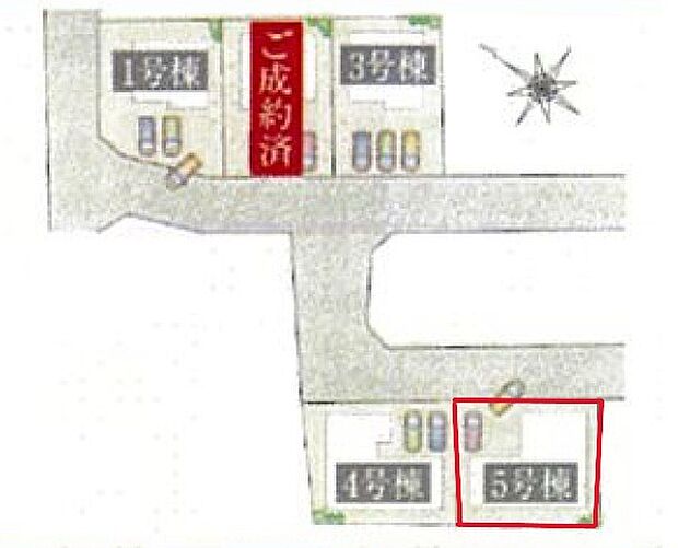 ~カースペース2台以上確保~ ・各棟カースペースが2台以上ございますので、車通勤の方にもお勧めのプランとなっております。 ・余裕の敷地で余裕のある新生活をお過ごしいただけます。