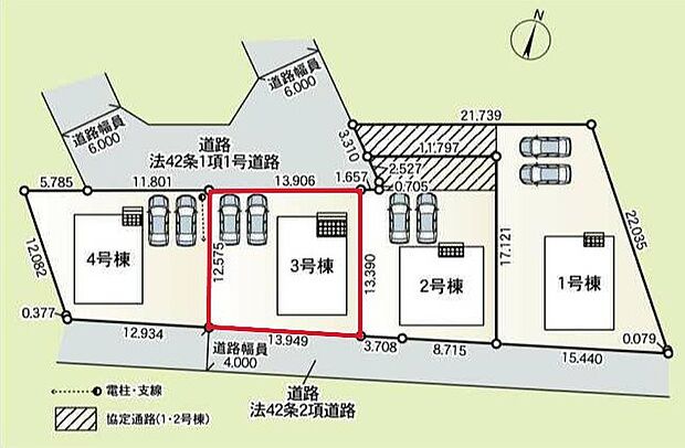 ~カースペース2台確保~ ・各棟カースペースが2台ございますので、車通勤の方にもお勧めのプランとなっております。 ・余裕の敷地で余裕のある新生活をお過ごしいただけます。