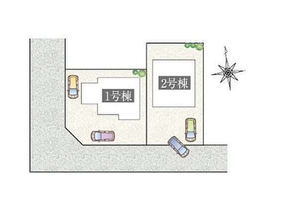 ~カースペース2台以上確保~ ・各棟カースペースが2台以上ございますので、車通勤の方にもお勧めのプランとなっております。 ・余裕の敷地で余裕のある新生活をお過ごしいただけます。