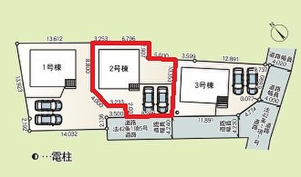 ～カースペース2台分ご用意～ ・2台分のカースペースがございますので、車通勤の方やご来客の多い方にもお勧めのお住まいです。 ・余裕の敷地で余裕の新生活をお過ごしいただけます。 