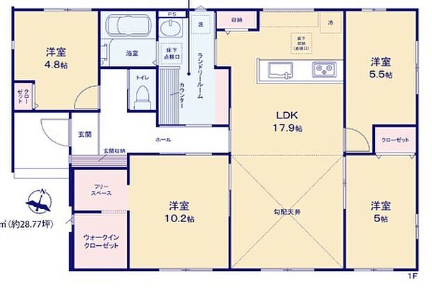 ～今人気の「平屋」プラン～ ・バリアフリー性に優れ、ワンフロアで完結出来る事から人気が高まっている「平屋」プラン。 ・ぜひ一度ご見学いただき、その魅力をご体感くださいませ。 