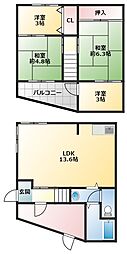 北野田駅 6.3万円