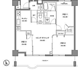 間取図画像 3LDK