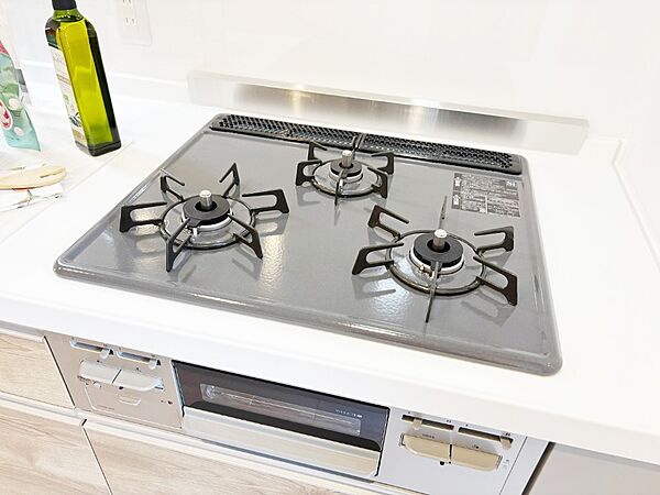 三口ガスコンロでお料理が一気にはかどりそう