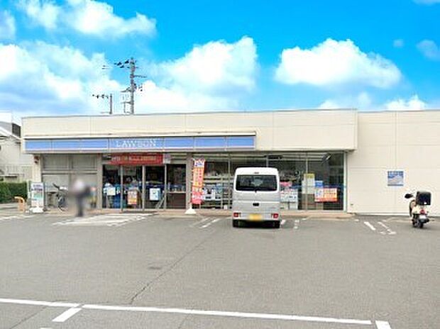 コンビニ 745m ローソン 東村山久米川町四丁目店