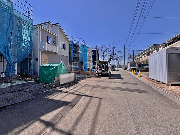 見通しの良さとともに、街並みに開放感を与えてくれます。 