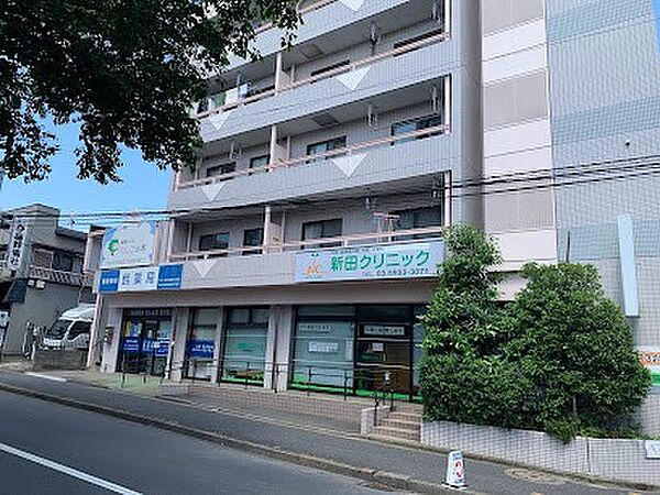 病院 1100m 新田クリニック