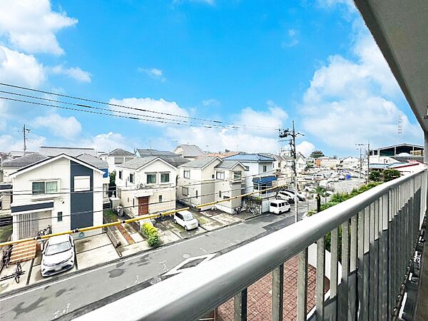 バルコニーからの眺望です
