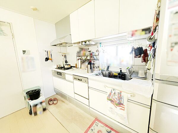 広々とした使い勝手の良いキッチンで日々のお料理も楽しくなりそう
