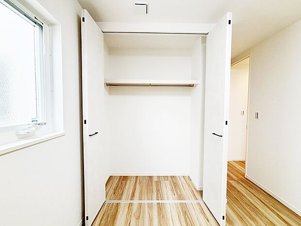 収納力あるクローゼット