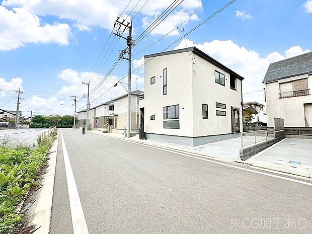 前面道路はきちんと整備されています