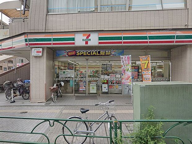 コンビニ 700m セブン-イレブン小金井前原町3丁目店
