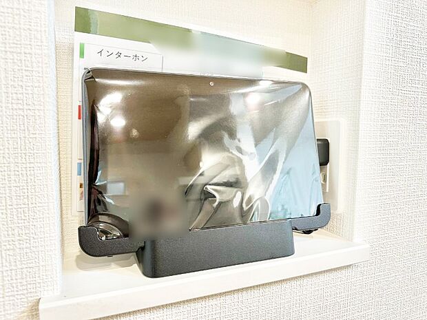 タブレットで訪問者が確認出来て便利！