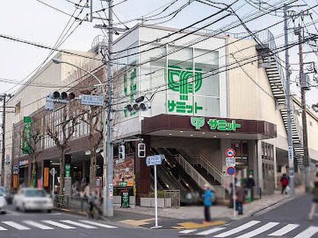 スーパー 800m サミットストア 本天沼店