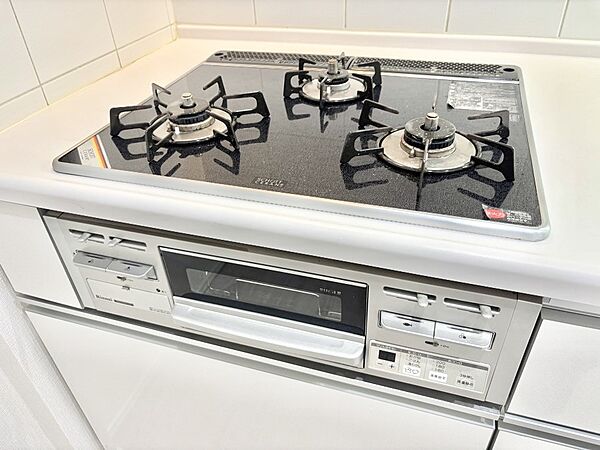 三口ガスコンロでお料理が一気にはかどりそう