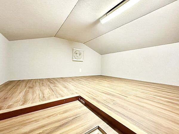 収納に趣味のスペースに用途様々な小屋裏収納