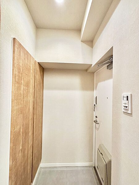玄関には収納もたっぷりあるのでスッキリした衛生的な空間を保てそう