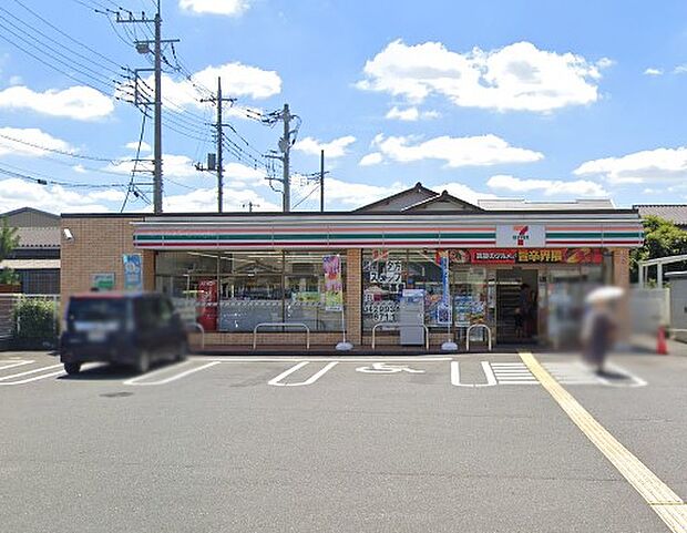 コンビニ 700m セブン-イレブン 所沢上安松店