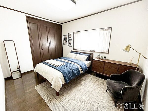 爽やかな日差しがお部屋全体を優しく包み込んでくれます※家具はCGです