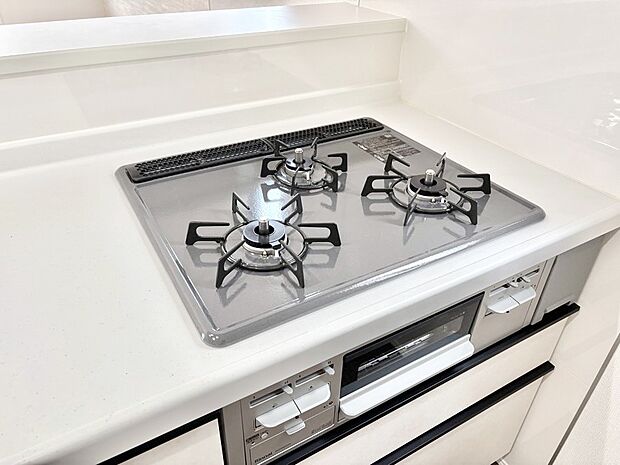 三口ガスコンロでお料理が一気にはかどりそう
