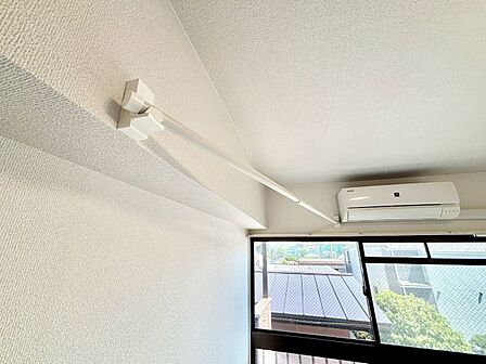 室内用の物干しがあります