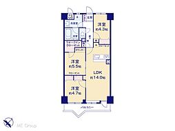 間取図画像 3LDK