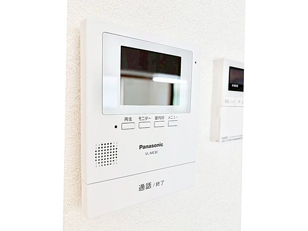 TVモニター付インターフォンが付いていてセキュリティ充実