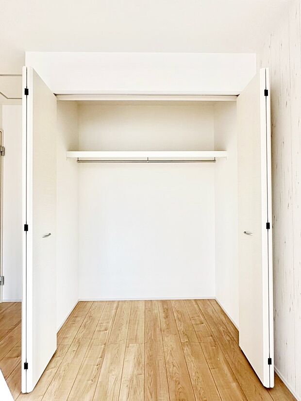 収納力あるクローゼット