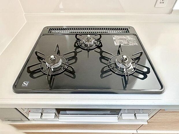 三口ガスコンロでお料理が一気にはかどりそう