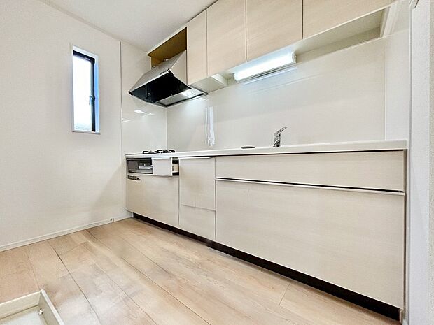 ゆとりあるキッチンではご家族と楽しくお料理ができます。